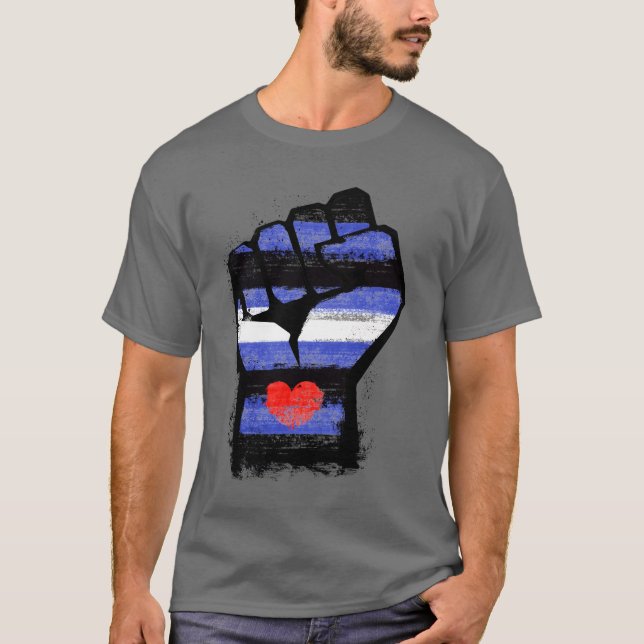 Leather Pride Fist T-Shirt (Front)