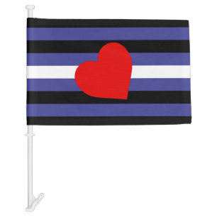 Leather Pride Flag and Heart