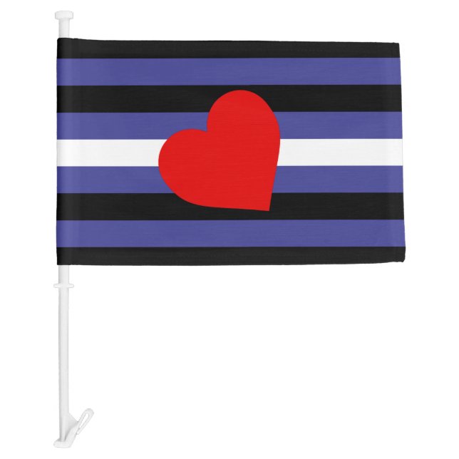 Leather Pride Flag and Heart (Front)