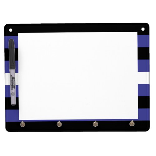 Leather Pride Flag and Heart Dry Erase Board With Keychain Holder