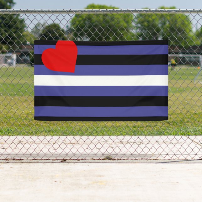 Leather Pride Flag Banner (Insitu)
