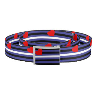 Leather Pride Flag Belt