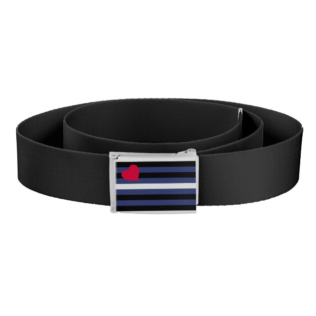 Leather Pride Flag Belt (Coil)