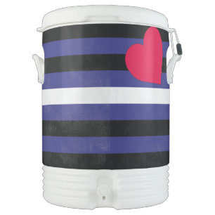 Leather Pride Flag Beverage Cooler