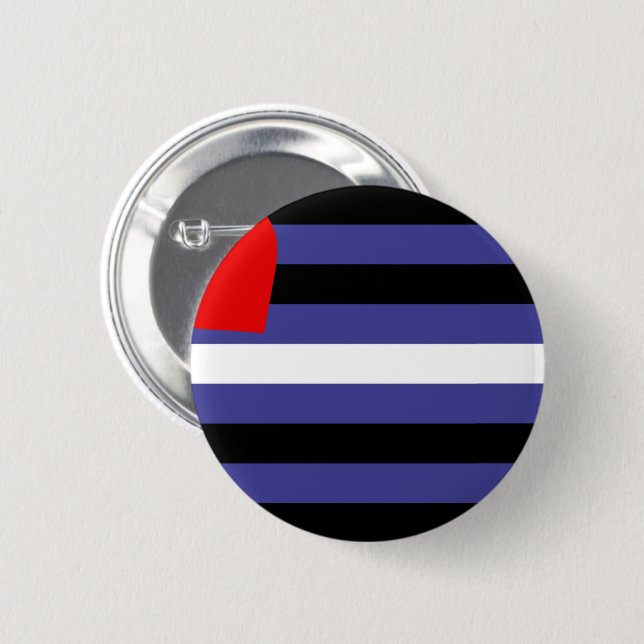 Leather Pride Flag Button (Front & Back)