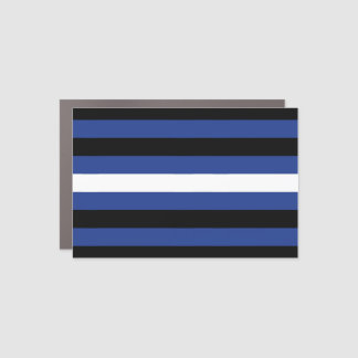 Leather Pride Flag Car Magnet