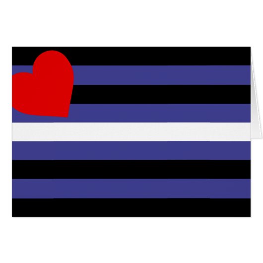 Leather Pride Flag Cards (Front Horizontal)
