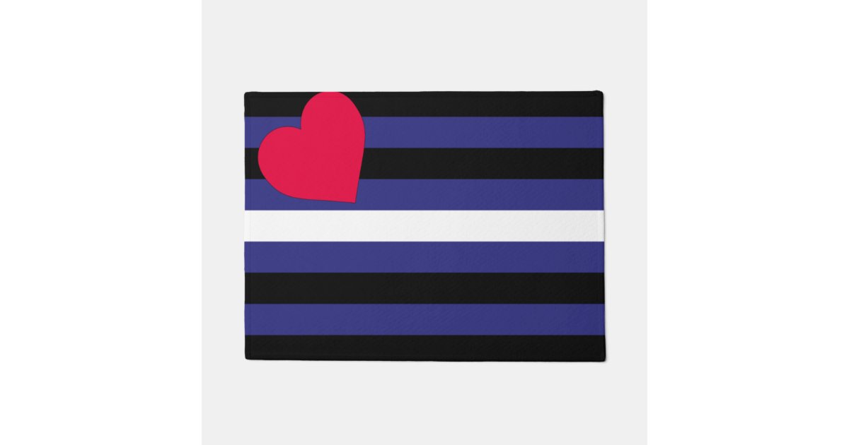 Leather Pride Flag Doormat Zazzle