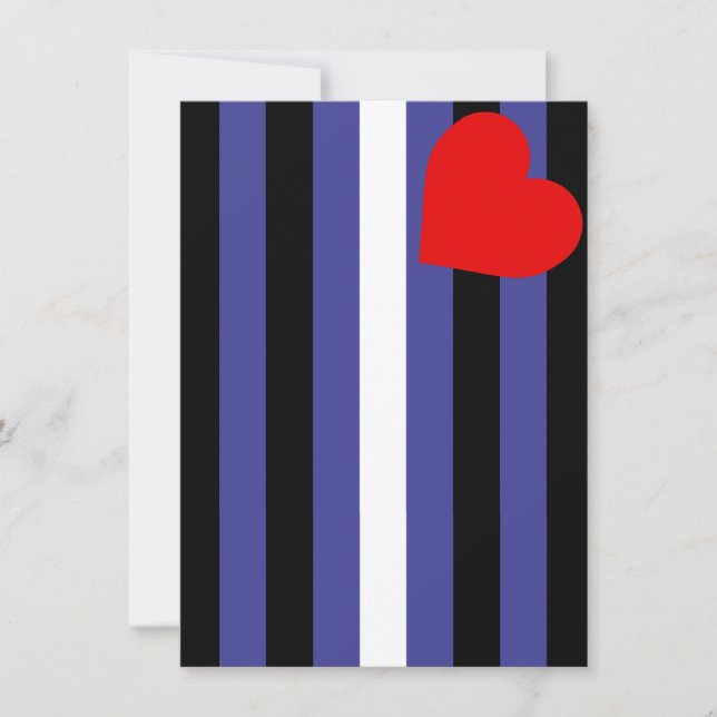 Leather Pride Flag Holiday Card (Front)