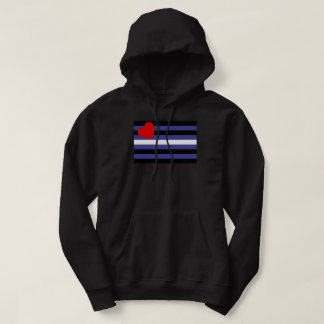Leather Pride Flag Hoodie
