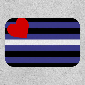 Leather Pride Flag Patch