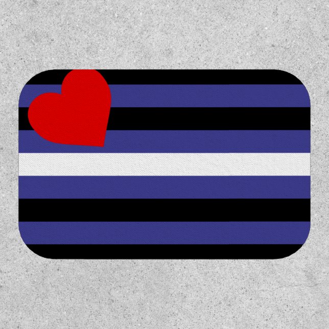 Leather Pride Flag Patch (Front)