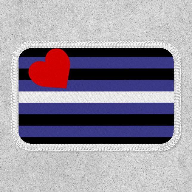 Leather Pride Flag Patch (Front)