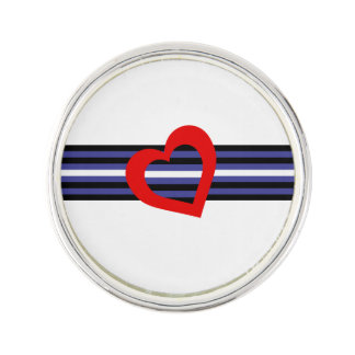 Leather Pride Flag Pin