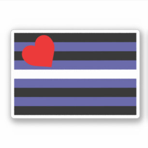Leather Pride Flag Sticker