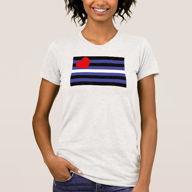 Leather Pride Flag T-Shirt (Front)
