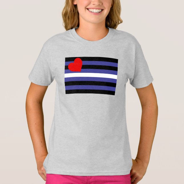Leather Pride Flag T-Shirt (Front)