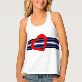 Leather Pride Flag Tank Top