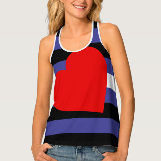 Leather Pride Flag Tank Top