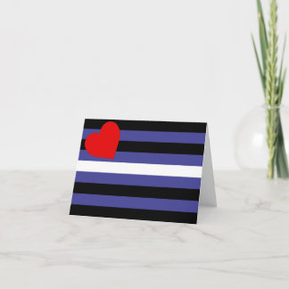 Leather Pride Flag Thank You Card