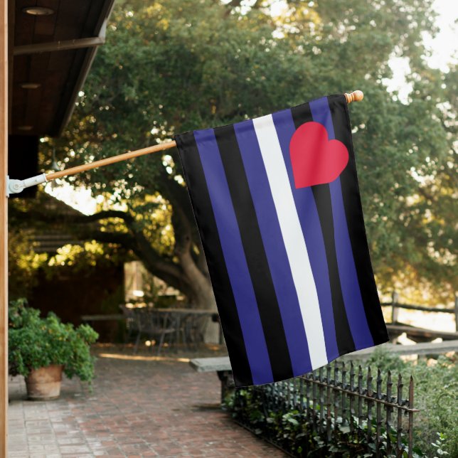 Leather Pride House Flag (In SItu)
