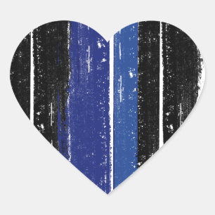 LEATHER PRIDE INK BAR HEART STICKER