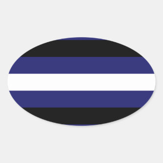 LEATHER PRIDE OVAL STICKER