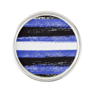 Leather Pride Paint Stripes Lapel Pin