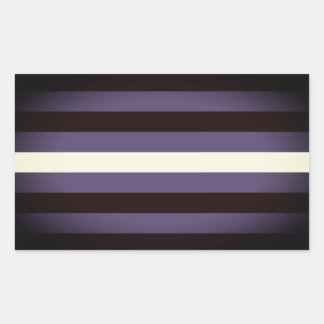 Leather Pride Stripes Rectangular Sticker