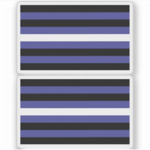 Leather Pride Stripes Sticker