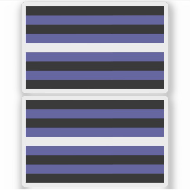 Leather Pride Stripes Sticker (Front)