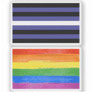 Leather Pride Stripes Sticker