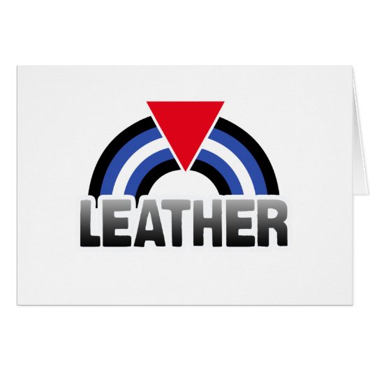 Leather Queer Pride Cards (Front Horizontal)
