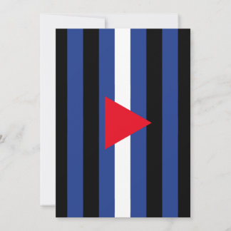 Leather Queer Pride Flag Holiday Card