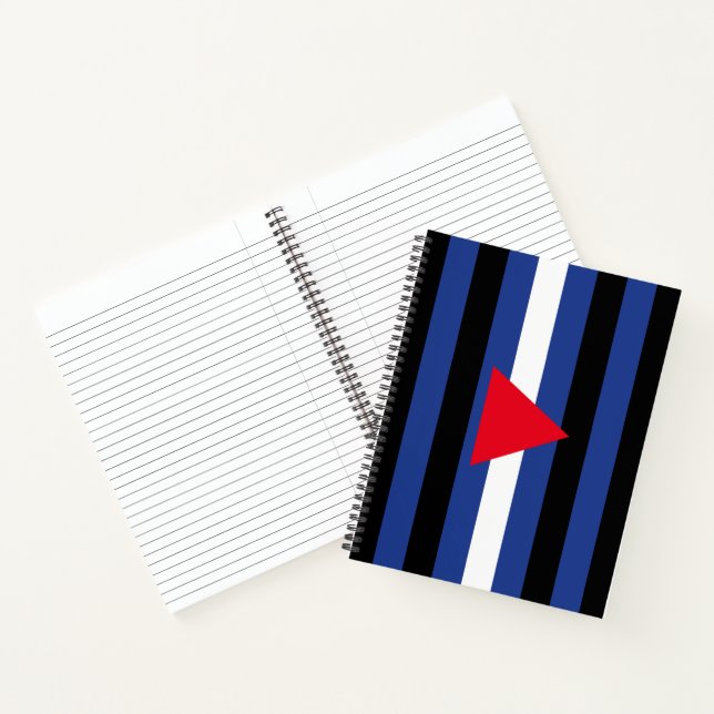 Leather Queer Pride Flag Notebook (Inside)