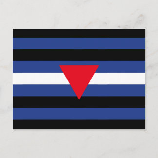 Leather Queer Pride Flag Postcard