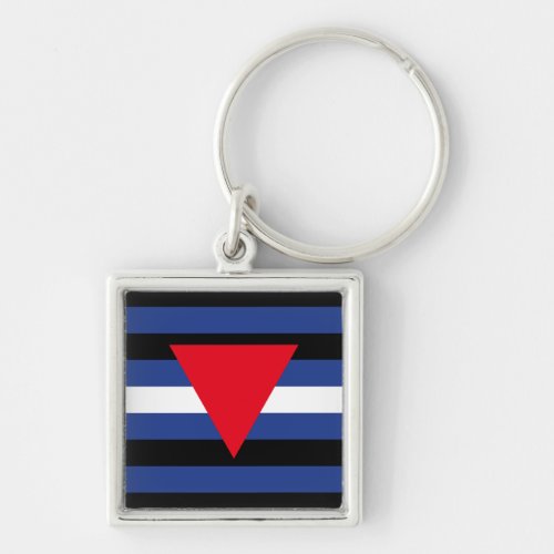 LEATHER QUEER PRIDE KEYCHAIN