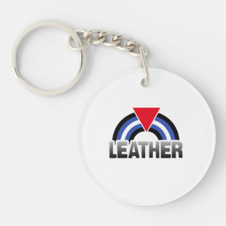Leather Queer Pride Keychain