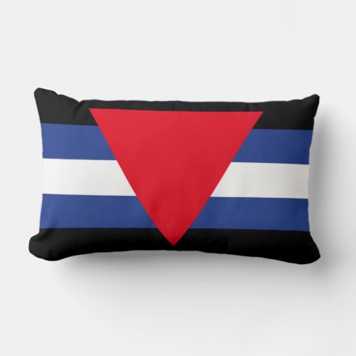 LEATHER QUEER PRIDE LUMBAR PILLOW