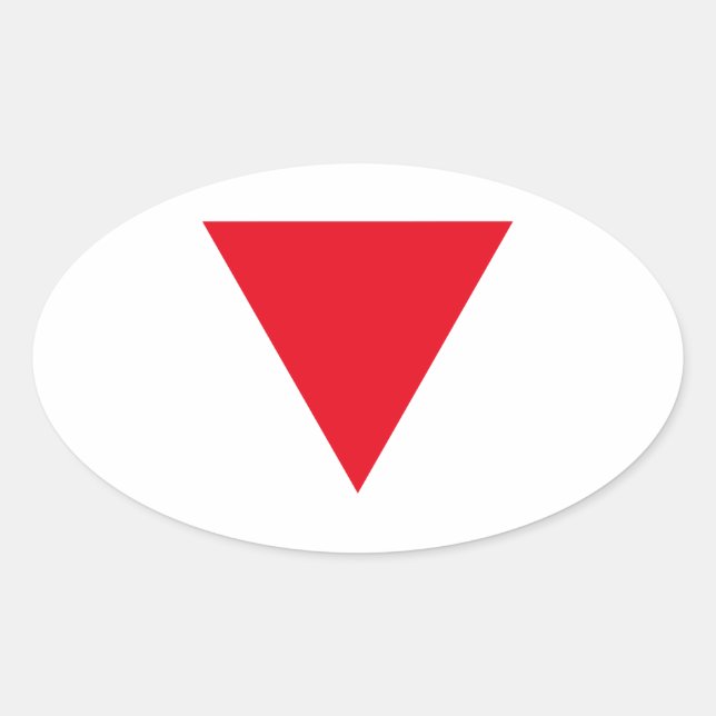Leather Queer Pride Oval Sticker (Front)