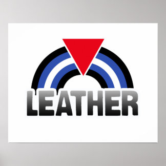 Leather Queer Pride Poster