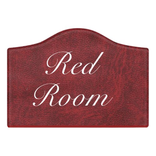 Leather Romance Red Room Of Love  Pain Door Sign