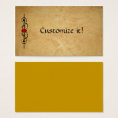 Leather & Ruby CUSTOM Profile CARD (Front & Back)