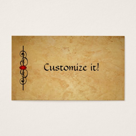 Leather & Ruby CUSTOM Profile CARD (Front)