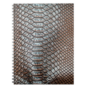 Leather skin, textured background notebook