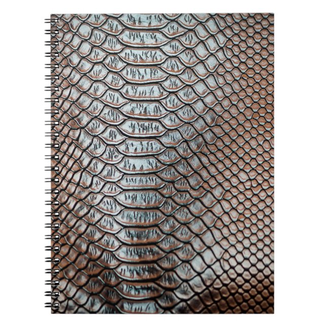 Leather skin, textured background notebook (Front)