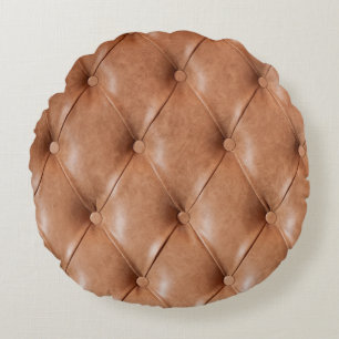 leather sofa background round pillow