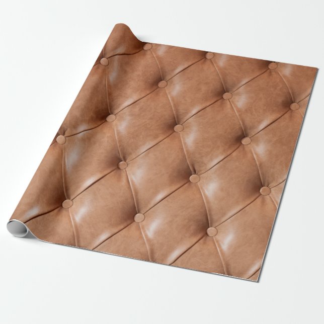 leather sofa background wrapping paper (Unrolled)