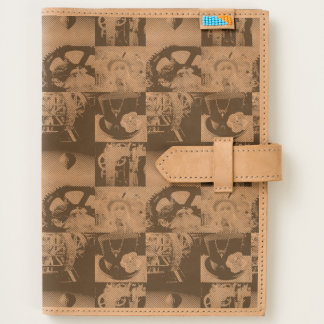 Leather Steampunk Collage Travel Journal