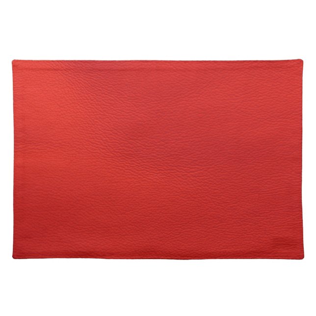 leather structure,red placemat (Front)